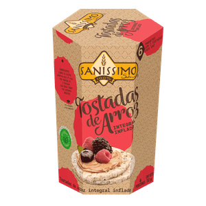 Tostadas arroz integral Sanissimo (72g)