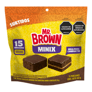 Minix Brownie Bimbo X15 Und (302g)