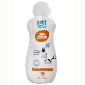 Crema Corporal Baby Ross Para Bebé 200 G