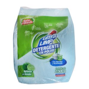 Detergente Polvo UltraLimp Aloe Bicarbonato 2,5Kg