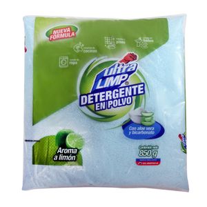 Detergente Polvo UltraLimp Aloe Bicarbonato 850 G