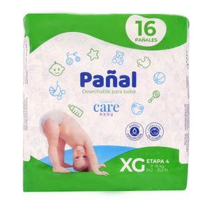 Pañal Suppra Care Baby Etapa 4 XG X16 Unds