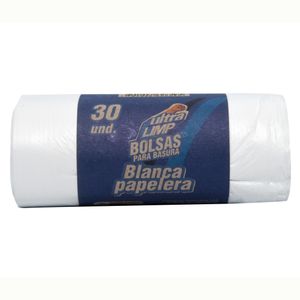 Bolsa de Basura Ultralimp para Papelera 43x48 Cm X30 Unds
