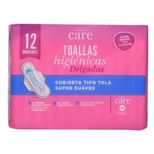 Toalla Higiénica Suppra Care Tela X12 Unds
