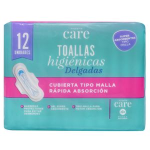 Toalla Higiénica Suppra Care Malla X12 Unds