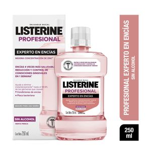 Enjuague bucal LISTERINE profesional experto en encías (250 ml)
