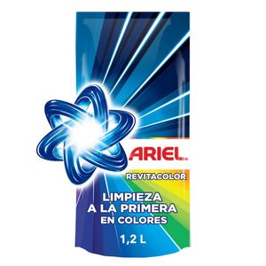 Detergente Líquido Ariel Revitacolor 1.2L para Ropa de Color