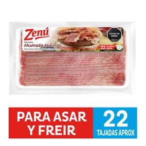 Tocineta Zenú Cerdo Ahumada 400 G X10 Unds