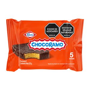 Ponqué Chocoramo Chocolate 325 G X5 Unds