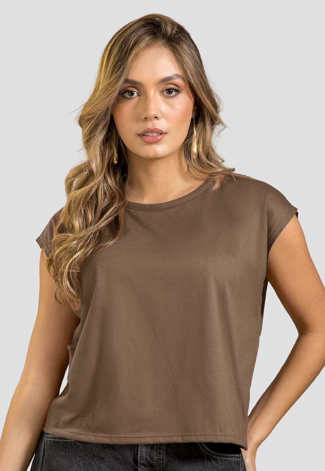 Blusa Mujer Chocolate Mp 114390