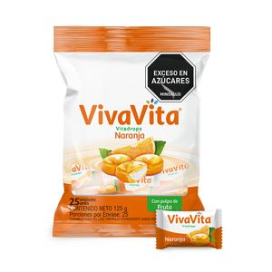 Dulce VivaVita Naranja Vitamina C 125 G