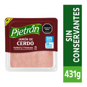 Jamón de Cerdo Pietrán sin Conservantes 431 G