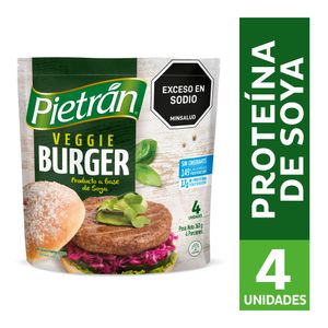 Hamburguesa Pietrán Veggie Burger 360 G X4 Unds