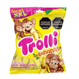 Gomitas TROLLI bananas (84 gr)
