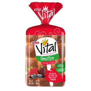 Pancitos VITAL fresas uvas moras arándanos (300 gr)