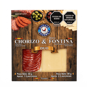 DUO CHORIZO+QUESO FONTINA IQJ TAJ 160g