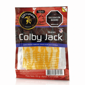 Queso CENTURION colby jack tajado (150 gr)