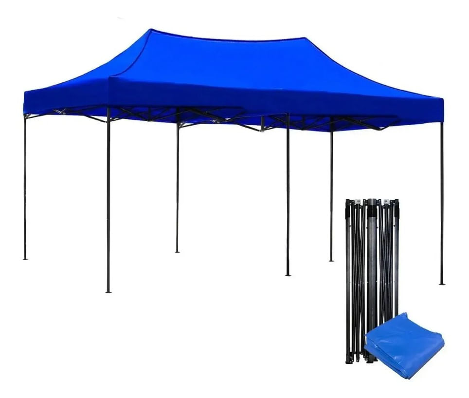 Carpa Toldo 6x3 Plegable Impermeable Reforzado Jardin 3x6