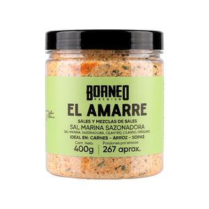 Sal Borneo Premium Sazonador Al Amarre x 400 g