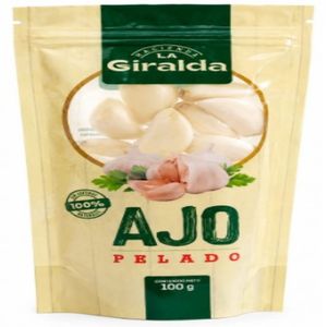 Ajo La Giralda Pelado Empacado al Vacío 100 G