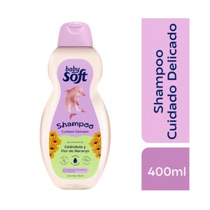 Shamp Baby Soft Calen Flor Naranjo 400 ml