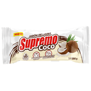 Jabón de barra SUPREMO fragancia a coco (180 gr)