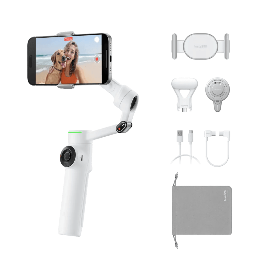 Estabilizador Insta360 Flow 2 Pro Combo Creador Blanco
