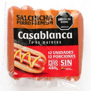 Salchicha CASA BLANCA perro premium (480 gr)