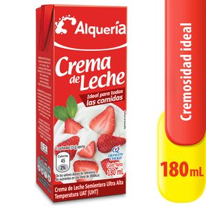 CREM LECHE ALQUERIA SEMI ENT TETRA 180g