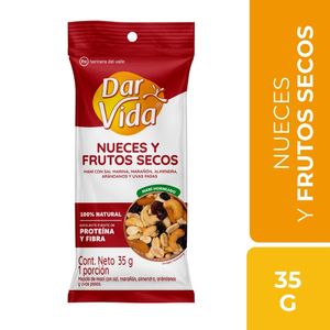 Mezcla DAR VIDA Mani Sal Maranon Almendra (35 gr)