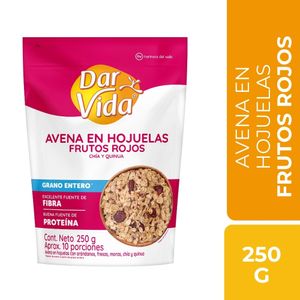 Avena Hojuelas Arándanos Fresas Mora DAR VIDA 250 gr