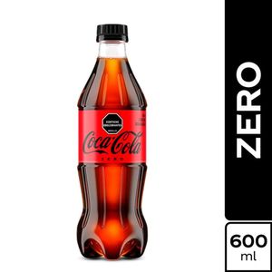 Gaseosa Coca Cola ZERO botella (600 ml)