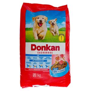 Alimento Perro Donkan Cachorros Carne & Cereal 1 Kg