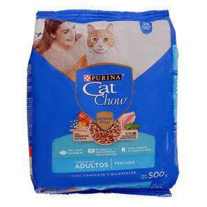Comida para gatos PURINA adultos sabor a pescado (500 gr)