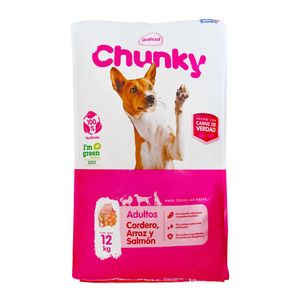 Comida para perros CHUNKY húmedo adultos arroz y salmón (12000 gr)