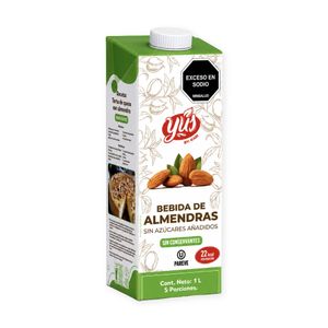 BEBIDA YUS*1000ml ALMENDRAS SIN AZUCAR