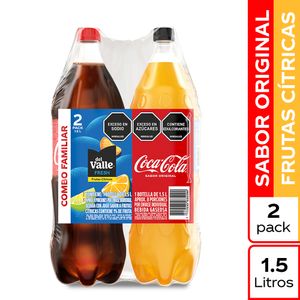 Bebida Gaseosa COCA COLA Combo Familiar (3000 ml)
