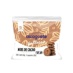 Galleta Alcaguete Nibs De Cacao 150 G