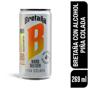 Bretaña con alcohol sabor Piña Colada 269 ml