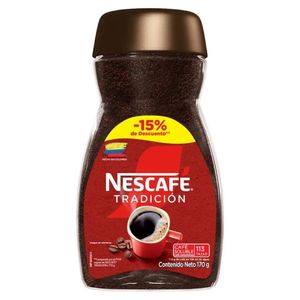 café NESCAFE Tradicional Gts 15% mas (170 gr)