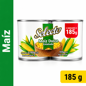 Maiz Dulce Selecto D/Pack 370 g