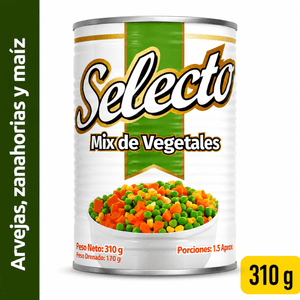 Vegetales SELECTO mixtos (170 gr)