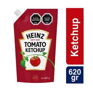 Salsa de tomate HEINZ ketchup doy pack (620 gr)