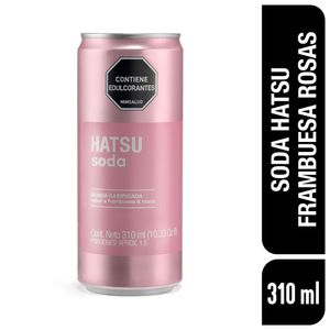 Soda Hatsu Framb Rosas Latax310 ml