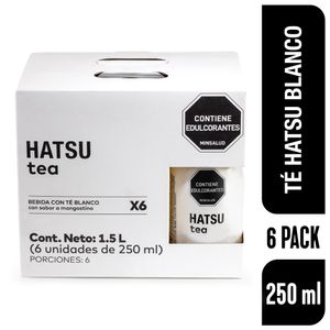 Té Hatsu Blanco SixPack x 250 ml