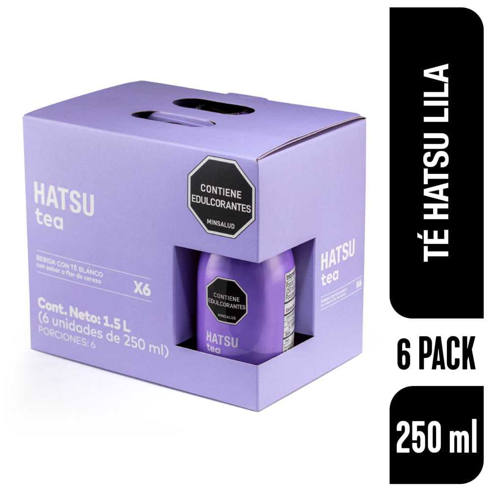 Imagen de Té Hatsu Lila SixPack x 250 ml TE HATSU LILA 250ML X6un