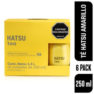 Té Hatsu Amarillo SixPack x 250 ml