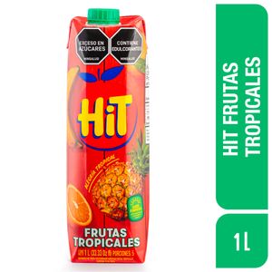 Refresco Hit Frutas Tropicales Tetrapack x 1000 ml