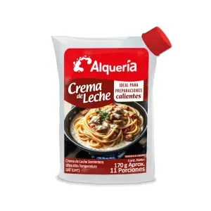 Crema de leche ALQUERIA ideal para preparaciones calientes (170 gr)