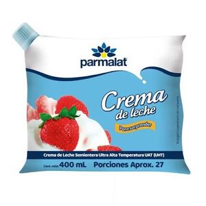 Crema de leche PARMALAT semientera uht (400 ml)